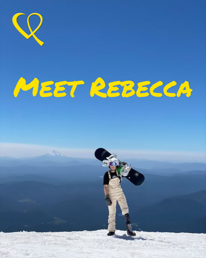 Paralympic Snowboarder and Move For Jenn Grant Recipient, Rebecca Johnston