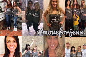 Yahoo: #MoveforJenn was spread worldwide as strangers across the globe responded with pictures of them being active