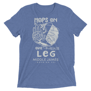Hops on One Leg® Unisex Tri-Blend Shirt