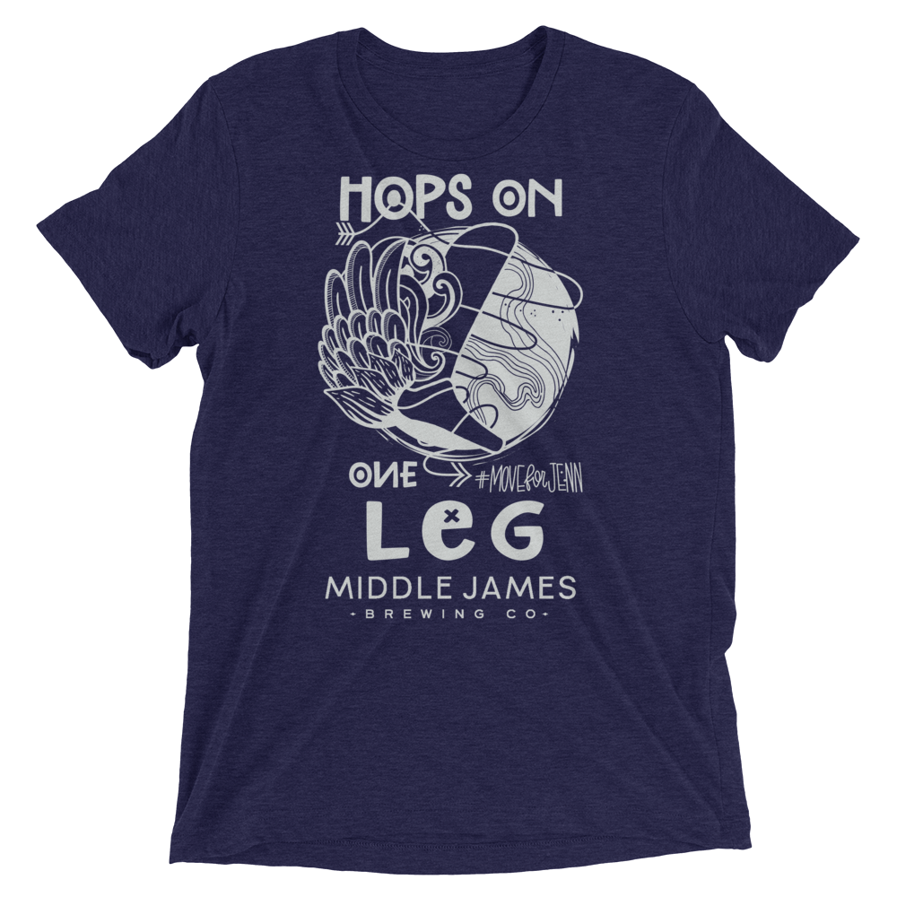 Hops on One Leg® Unisex Tri-Blend Shirt